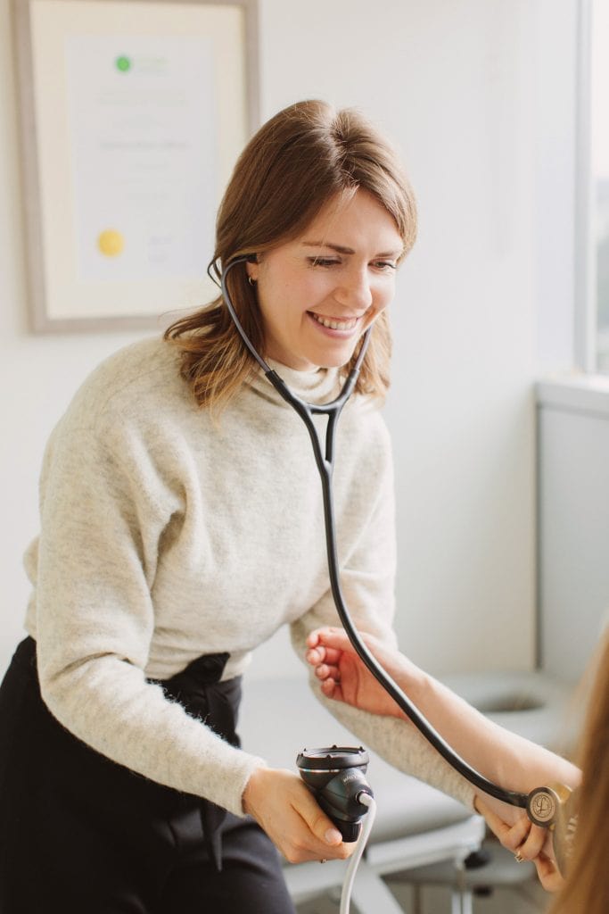 Vancouver Doctor Personal Brand Photo with stethoscope